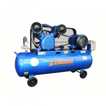 Huada HS1708 1.5kW 2HP single-stage belt drive air-cooled portable piston air compressor with 62L tank - lightweight workshop compressor