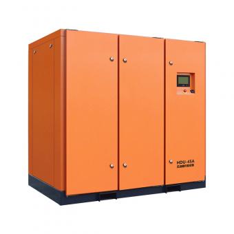 HUADA HDU45A oil-free twin-screw vacuum pump 45kW 2700m3/h for solar lamination and CNC vacuum holding