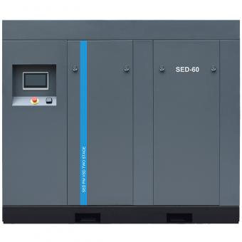 Huada SED-60 45kW permanent magnet two-stage VSD screw air compressor for small and medium workshops